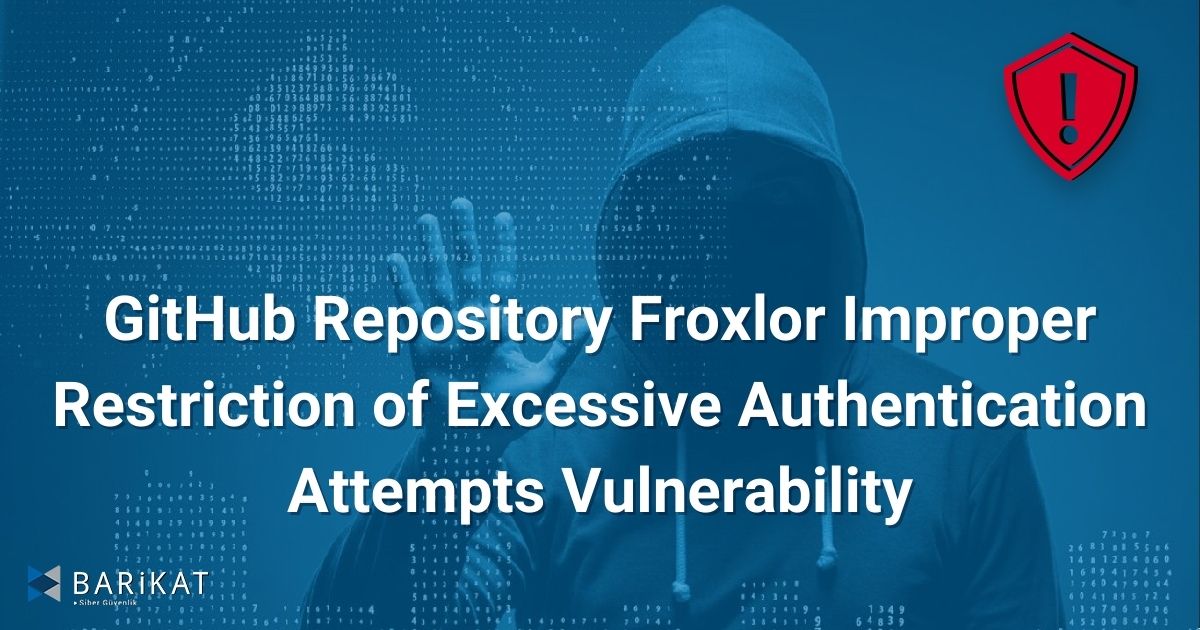 GitHub Repository Froxlor Improper Restriction of Excessive Authentication Attempts Vulnerability