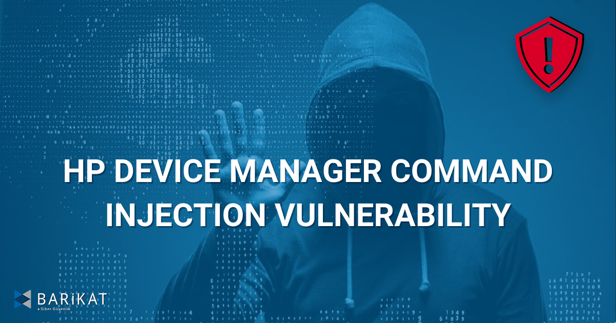 HP Device Manager Command Injection Vulnerability