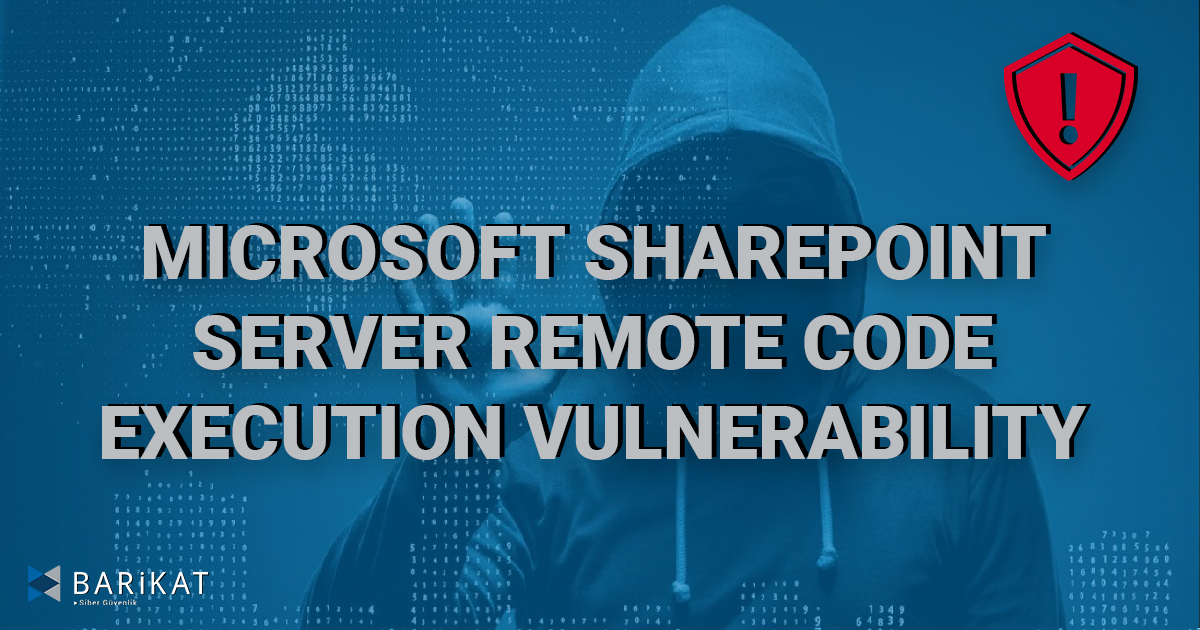 Microsoft Sharepoint Server Remote Code Execution Vulnerability