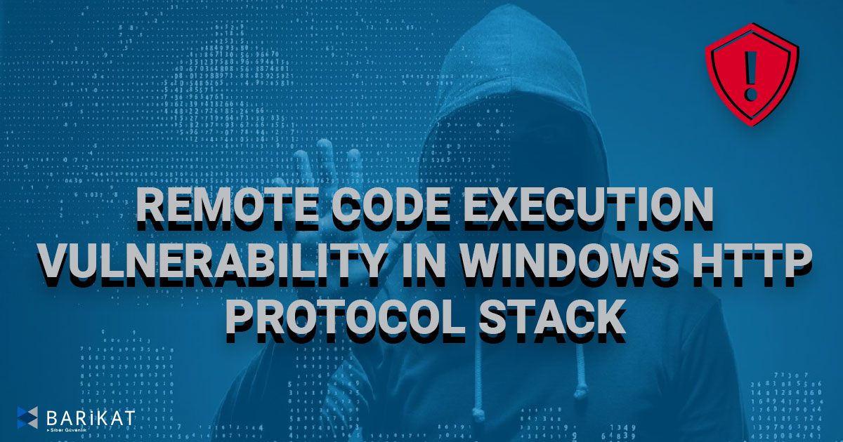 Remote Code Execution Vulnerability In Windows HTTP Protocol Stack