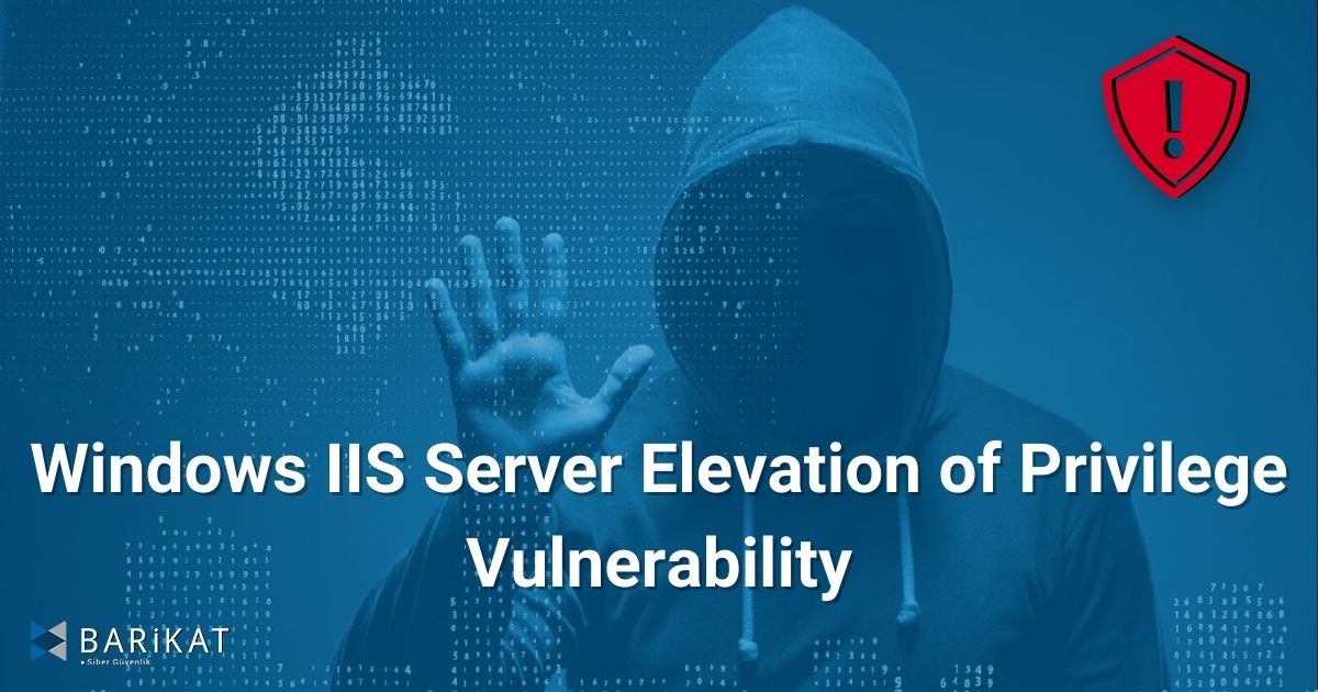 Windows IIS Server Elevation of Privilege Vulnerability