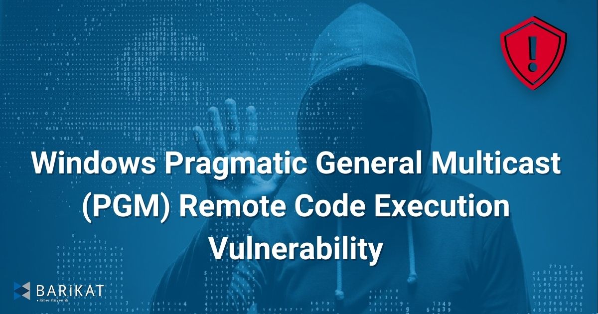 Windows Pragmatic General Multicast (PGM) Remote Code Execution Vulnerability